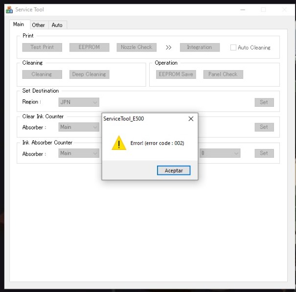 Utilidades Informáticas: Reset CANON Pixma MG2110 solución error P07 (error  code p07)