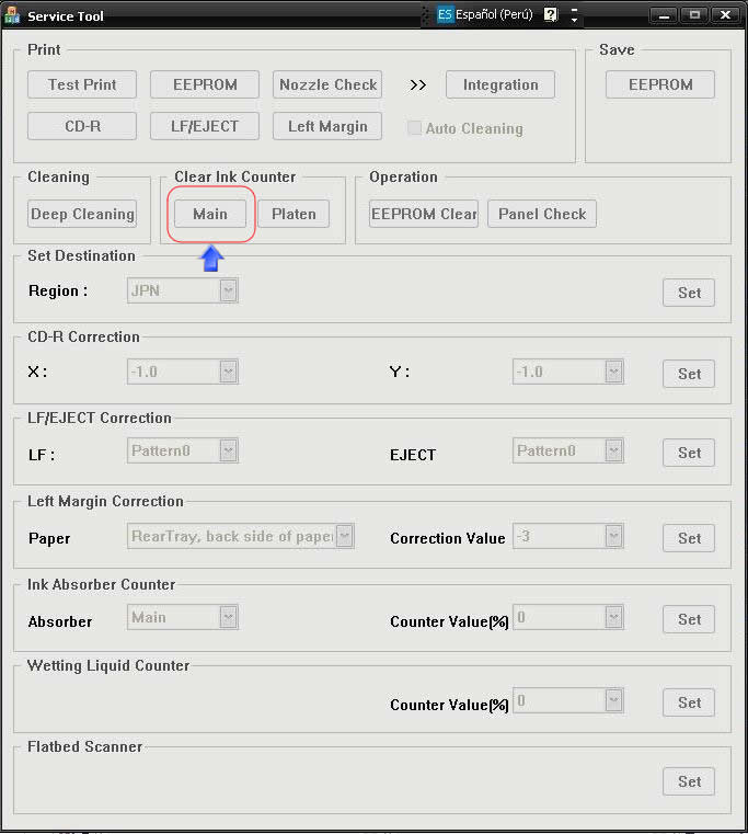 Utilidades Informáticas: Desbloqueo (Reset) Impresora CANON Pixma MP250