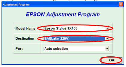 EPSON TX100 TX101 TX105 TX110 TX115 adjustment program